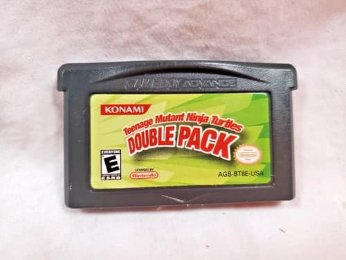 TMNT Game Boy Advance Teenage Mutant Ninja Turtles Double Pack Authentic