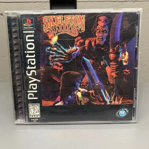 Skeleton Warriors | Sony PlayStation 1 PS1 2002 | CIB Complete W Manual Reg Card