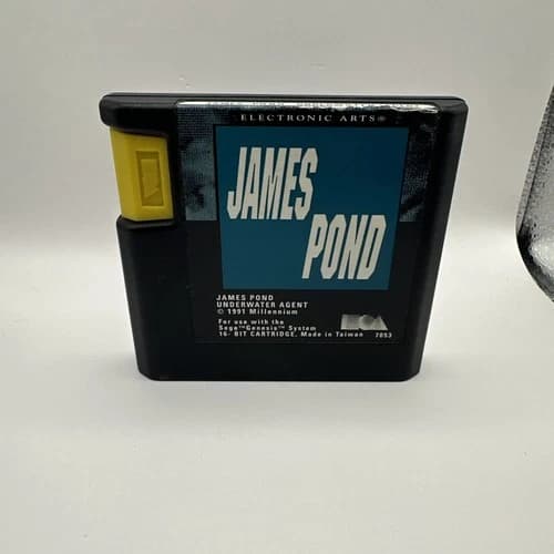 James Pond Underwater Agent Sega Genesis TESTED WORKING