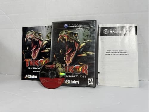 Nintendo Gamecube Turok Evolution Complete CIB With Manual - Tested & Working