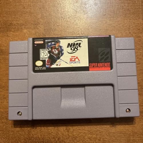NHL ‘98 Super Nintendo SNES Rare Tough-to-Find Cartridge only