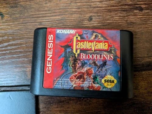 Castlevania: Bloodlines Mexican Made Sega Genesis) Cartridge Only Tested