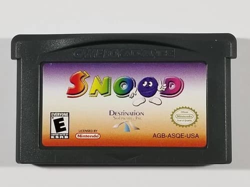¤ Snood ¤ (Game Cart) Good! Nintendo Gameboy Advance GBA OEM