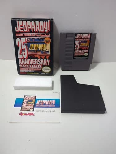 Jeopardy 25th Anniversary Edition (Nintendo Entertainment System, 1990) NES CIB