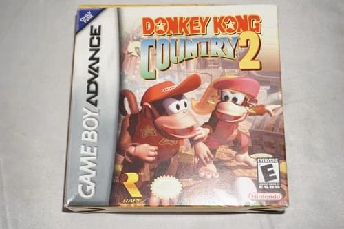 Donkey Kong Country 2 (Gameboy Advance GBA Game Boy) Complete CIB Authentic