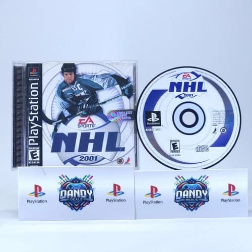 NHL 2001 PS1 CIB W/ Manual - PlayStation