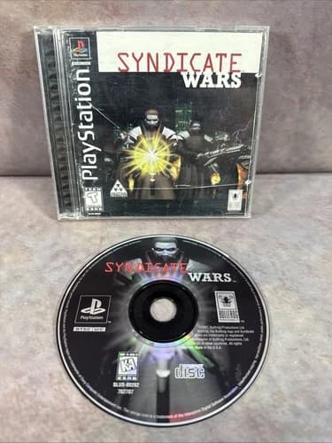 Syndicate Wars (Sony PlayStation 1, PS1) Complete CIB - Tested - Authentic