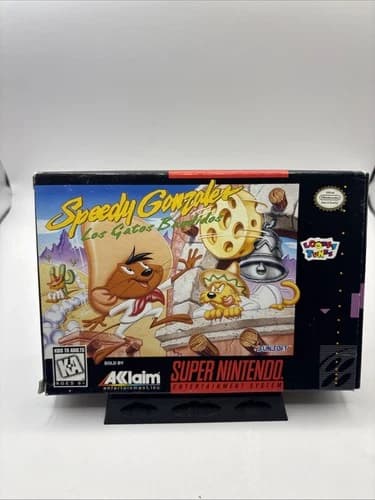 Speedy Gonzales: Los Gatos Bandidos (SNES, 1994) CIB Complete In Box - Tested