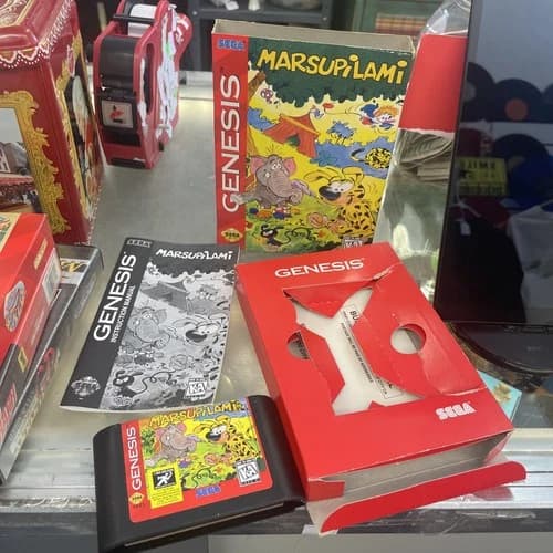 Marsupilami Sega Genesis CIB Complete Video Game Read