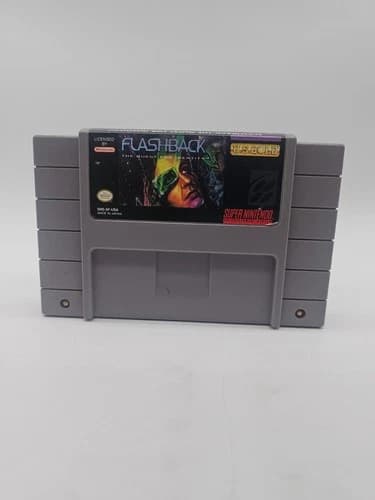 Flashback: The Quest For Identity (Super Nintendo SNES, 1994) Authentic Cart