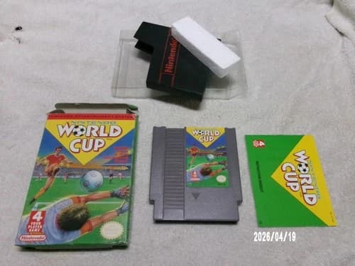 #955 Nintendo World Cup Soccer NES, 1991) CIB Complete In Box