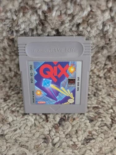 Qix Nintendo Game Boy Tested & Working