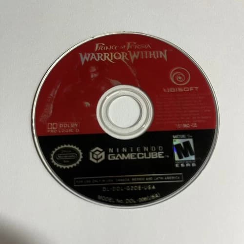Prince of Persia Warrior Within Nintendo GameCube Disc Only Tested