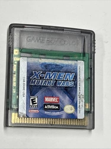 X-Men: Mutant Wars Nintendo Gameboy Color GBC Tested And Working
