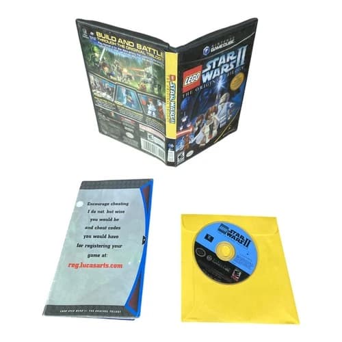Nintendo GameCube NGC CIB Complete LEGO Star Wars II: The Original Trilogy BL CF