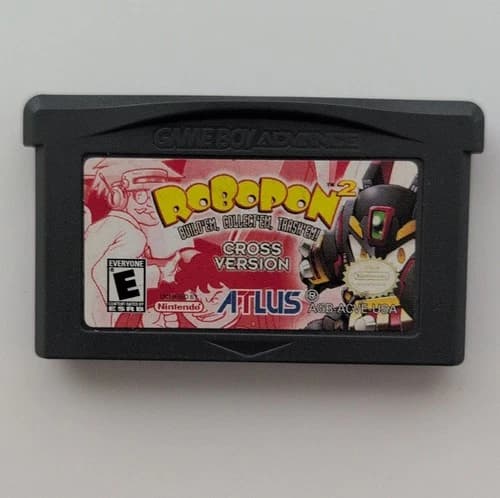 Atlus Robopon 2 Cross Version Nintendo Game Boy Advance Authentic - Tested