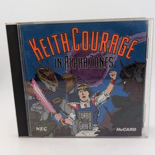 Keith Courage in Alpha Zones (TurboGrafx-16, 1989) Included Comic
