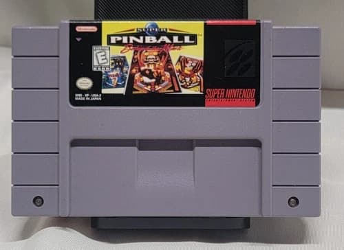 📦 Super Pinball: Behind the Mask (Super Nintendo Entert. System, 1992, SNES)