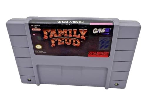 Family Feud SNES Authentic Nintendo Super Nintendo Game Cartridge Tested