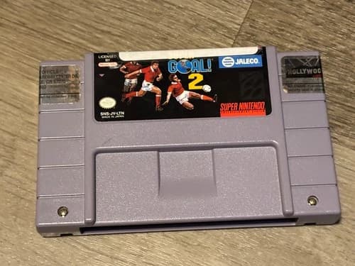 Super Goal 2 Super Nintendo Snes Cleaned & Tested Authentic