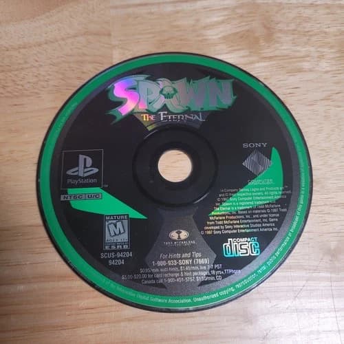 Spawn: The Eternal PS1 Sony PlayStation 1, 1997 Disc Only - Tested