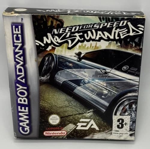 GAMEBOY ADVANCE NEED FOR SPEED MOST WANTED COMPLETE