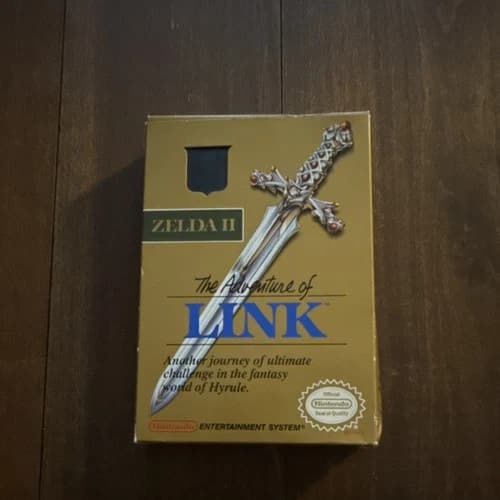 Nintendo Zelda II: The Adventure of Link NES Complete with Manual