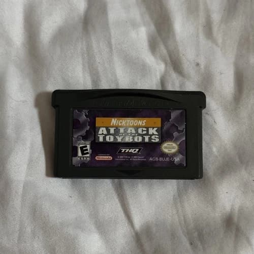 THQ Nicktoons Attack of the Toybots Nintendo Game Boy Advance, E Rated
