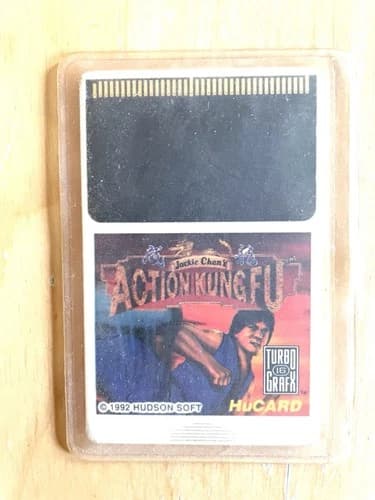 Jackie Chan's Action Kung Fu for Turbo Grafx 16 Cart Only Great Shape Vintage