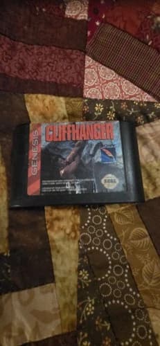 Cliffhanger Sega Genesis! Cleaned, Tested, Working!