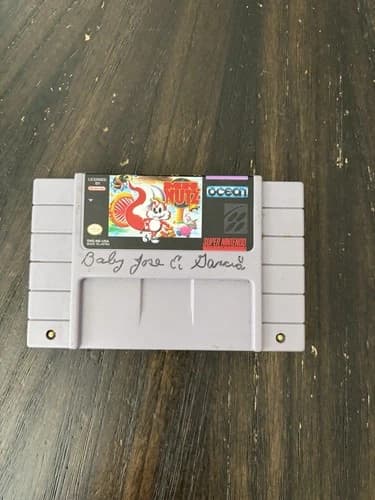 Super Nintendo SNES Game Only Mr. Nutz