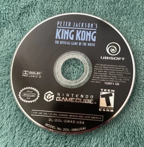 Peter Jackson's King Kong Game of the Movie (Nintendo GameCube) Disc Only