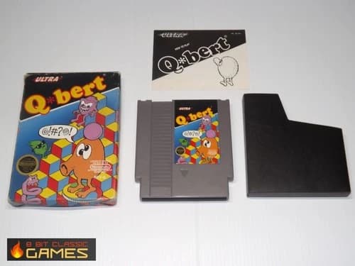 Ultra Q*Bert - COMPLETE BOX - NINTENDO NES FAST SHIPPING! 317a