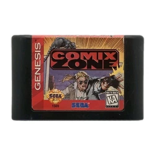 Comix Zone Sega Genesis Cartridge Only Tested Working