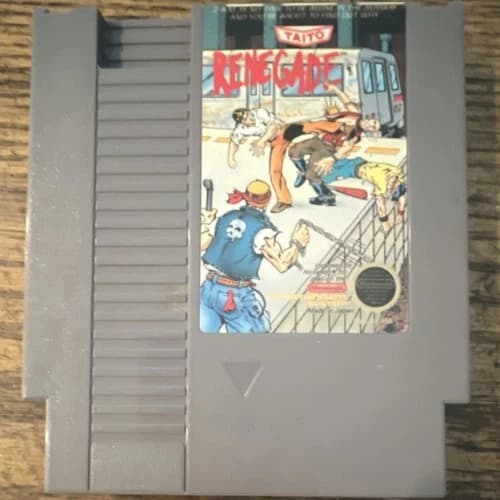 Taito Renegade Nintendo NES Game Cartridge