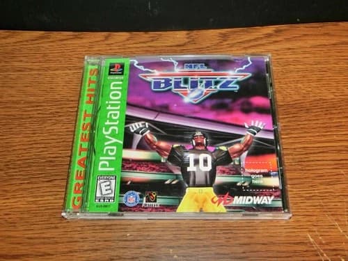 NFL Blitz 1998 Sony PlayStation 1 PS1 CIB, Complete (Nice Disc)