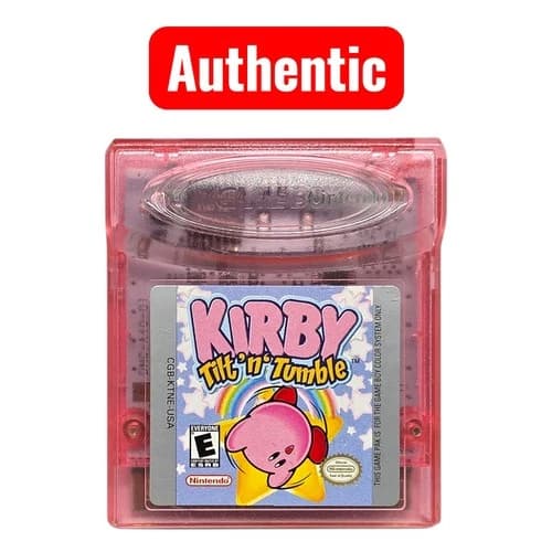 Kirby Tilt 'n' Tumble (Nintendo Game Boy Color, 2001) Authentic Tested L3