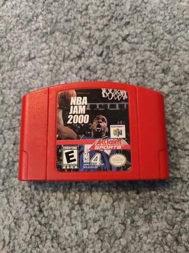 NBA Jam 2000 (N64) - Authentic Cartridge Good Condition