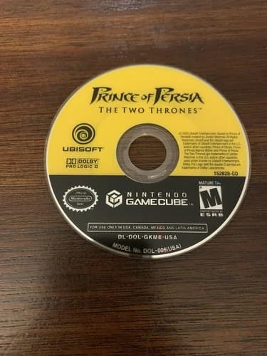 Prince of Persia The Two Thrones Nintendo Gamecube Disc Only