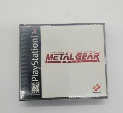 Metal Gear Solid (Sony PlayStation 1, PS1, 1999) Black Label CIB Tested