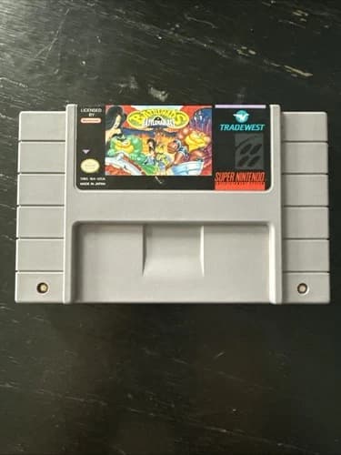 Battletoads in Battlemaniacs Super Nintendo SNES. Working