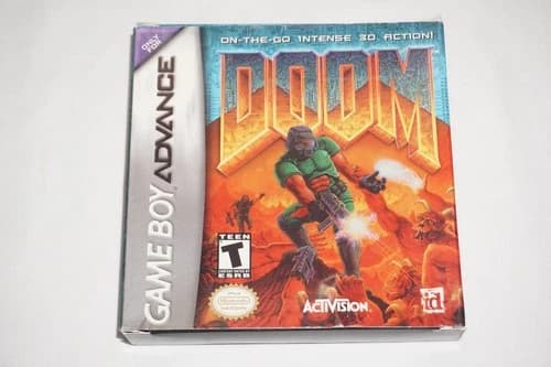 Doom (Nintendo Game Boy Advance GBA) Complete in Box w/ Reg CIB