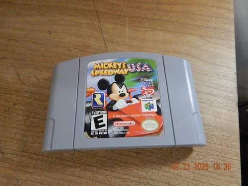 Mickey's Speedway USA N64 Cartridge Authentic Tested Nintendo