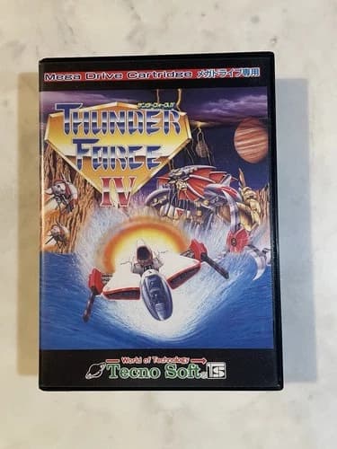 Thunder Force IV (Sega Genesis Mega Drive, 1992) TESTED PLEASE READ US Seller