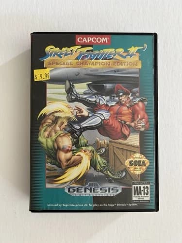 Street Fighter II' Special Champion Edition (Sega Genesis) Complete w/ Case