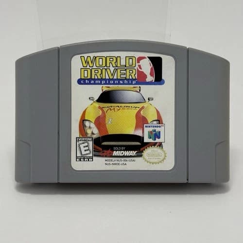 World Driver Championship (Nintendo 64) N64 Game Cartridge