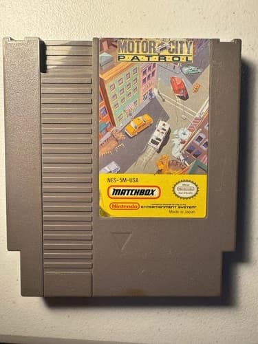 Motor City Patrol for Nintendo NES Video Game