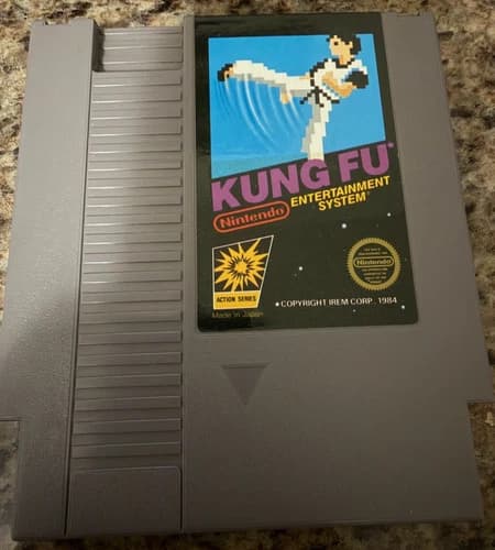 Kung Fu Nintendo Entertainment System NES Video Game 1985
