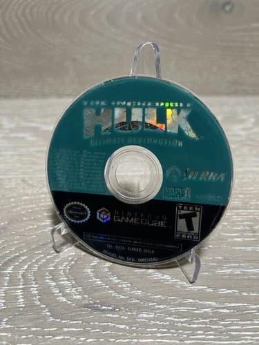 Gamecube The Incredible Hulk Ultimate Destruction Disc Only Nintendo