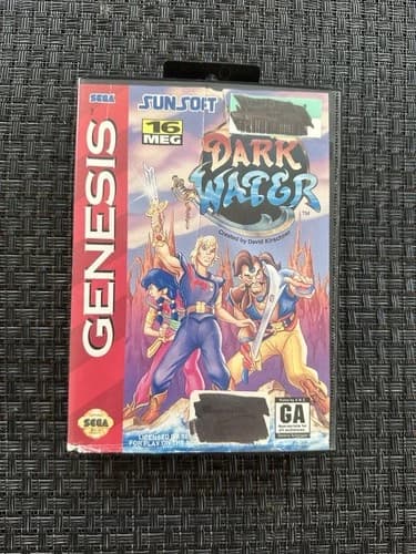 Sega Genisis - The Pirates of the Dark Water 1994 Game Cartridge - Tested